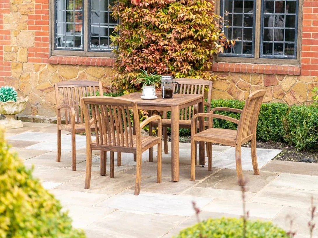 Alexander Rose Bolney 4 Seater Dining Set - Alexander Rose - Bench Store