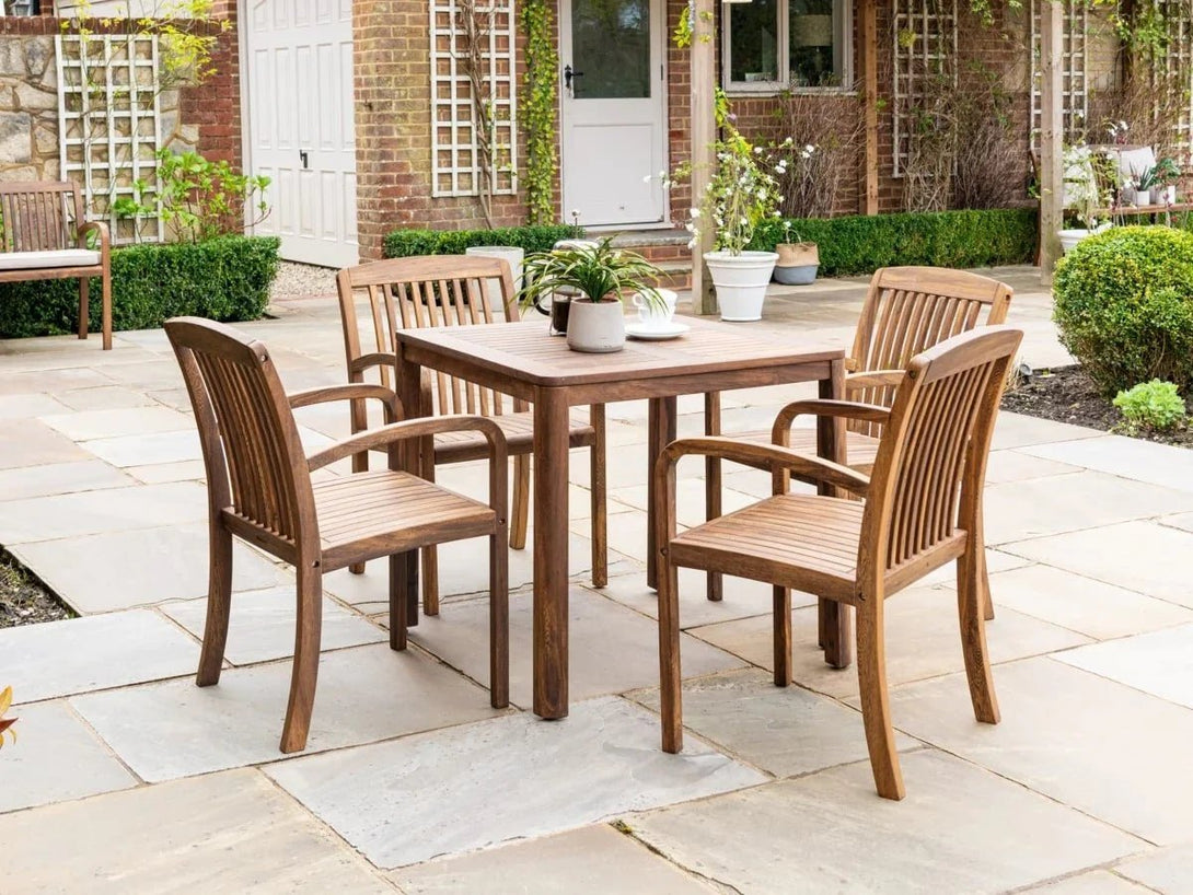 Alexander Rose Bolney 4 Seater Dining Set - Alexander Rose - Bench Store