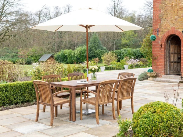 Alexander Rose Bolney Garden Six Seater Dining Set - Alexander Rose - Bench Store