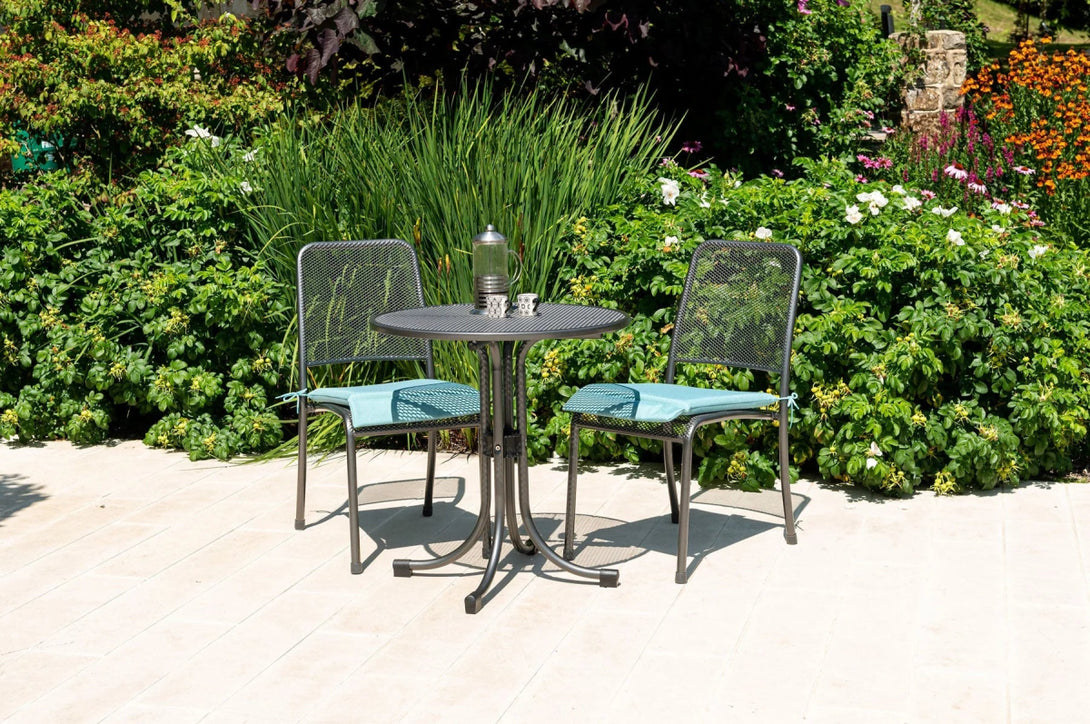 Alexander Rose Portofino Round 2 Seater Coffee Bistro Set with Mesh Chairs - Alexander Rose - Bench Store