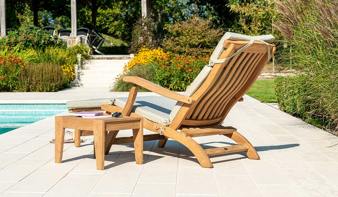 Alexander Rose Roble Bengal Folding Steamer Chair - Alexander Rose - Bench Store