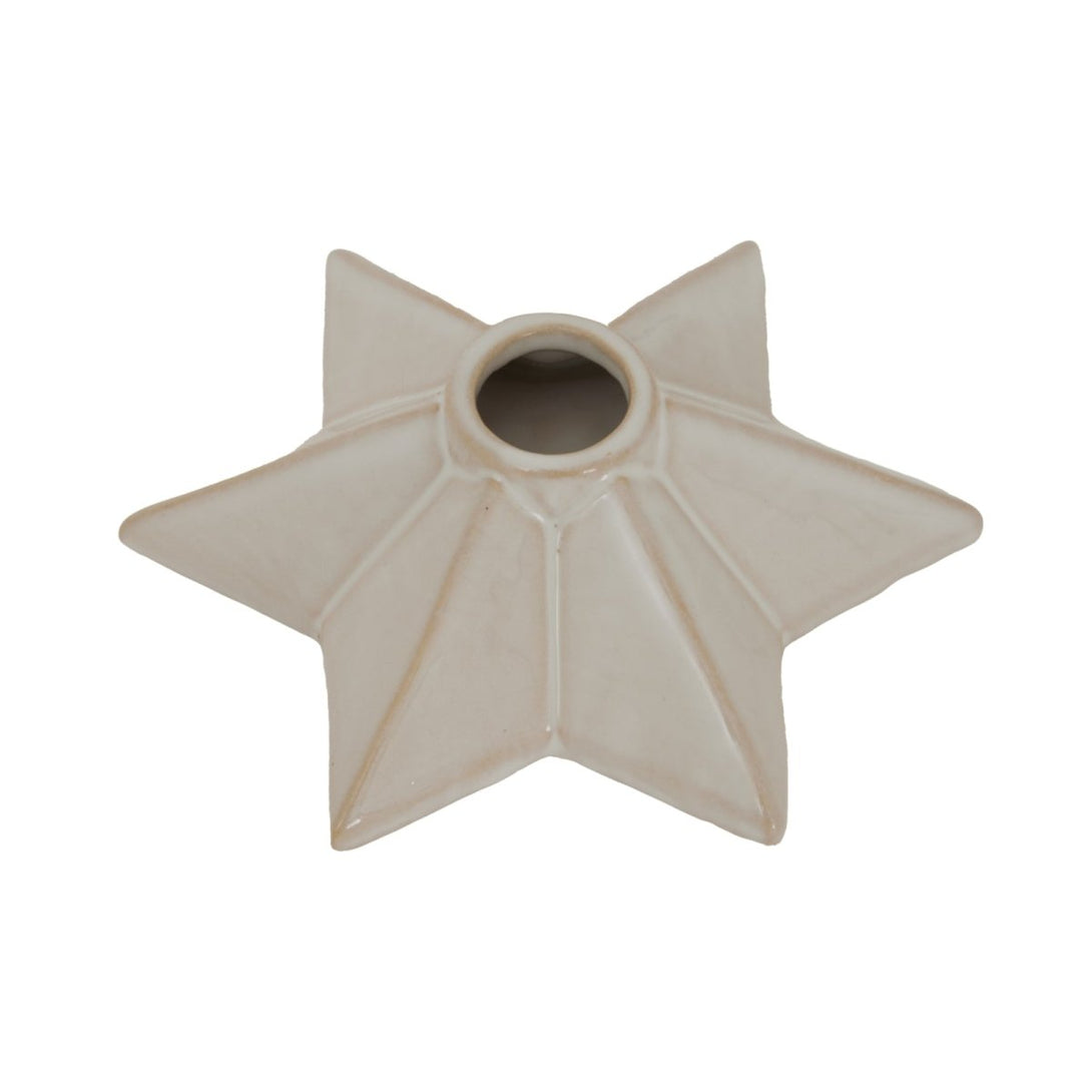 Alora Ceramic Angled Star Candle Holder - Bench Store - Bench Store