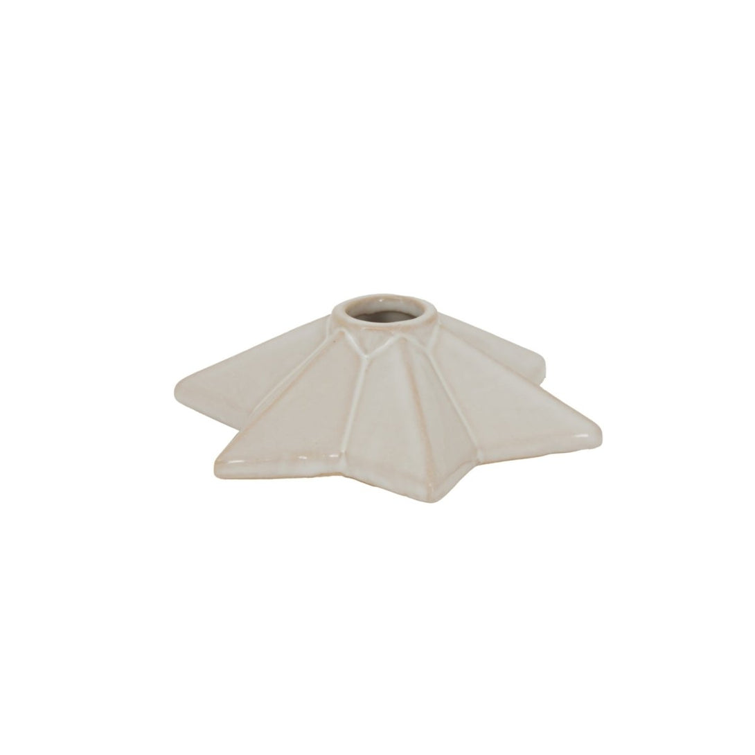 Alora Ceramic Angled Star Candle Holder - Bench Store - Bench Store