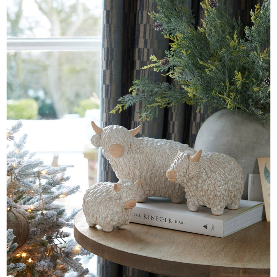 Alora Ceramic Highland Cow - Bench Store - Bench Store