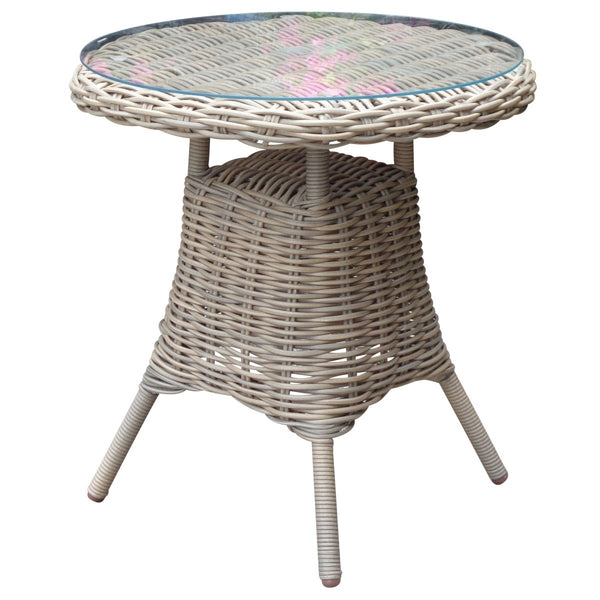 Amalfi Collection Outdoor Bistro Table With Glass Top - Bench Store - Bench Store