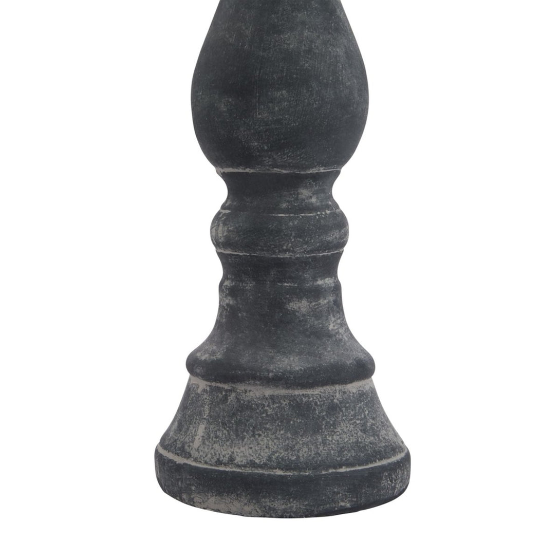 Amalfi Large Grey Column Candle Holder - Bench Store - Bench Store