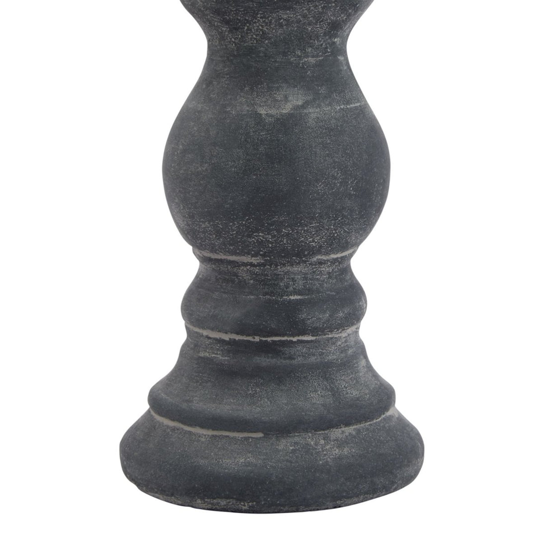 Amalfi Small Grey Column Candle Holder - Bench Store - Bench Store