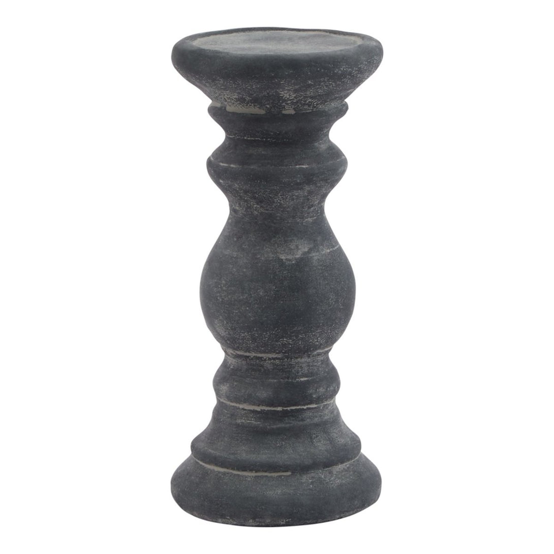 Amalfi Small Grey Column Candle Holder - Bench Store - Bench Store