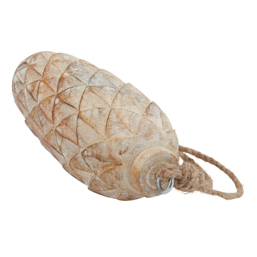 Antique White Wash Large Pine Cone Bauble - Bench Store - Bench Store