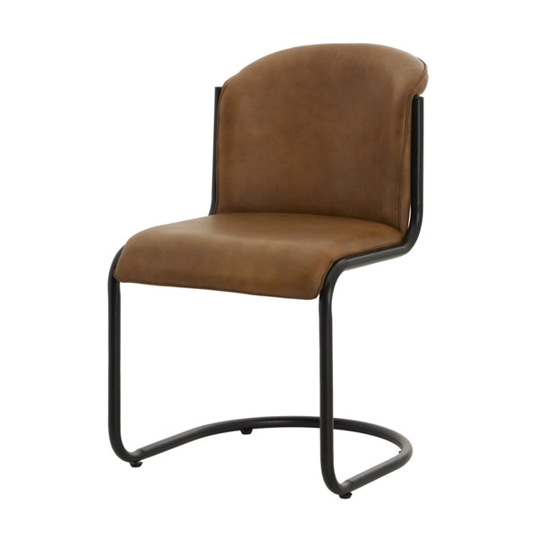 Billy Leather Curved Dining Chair - Bench Store - Bench Store