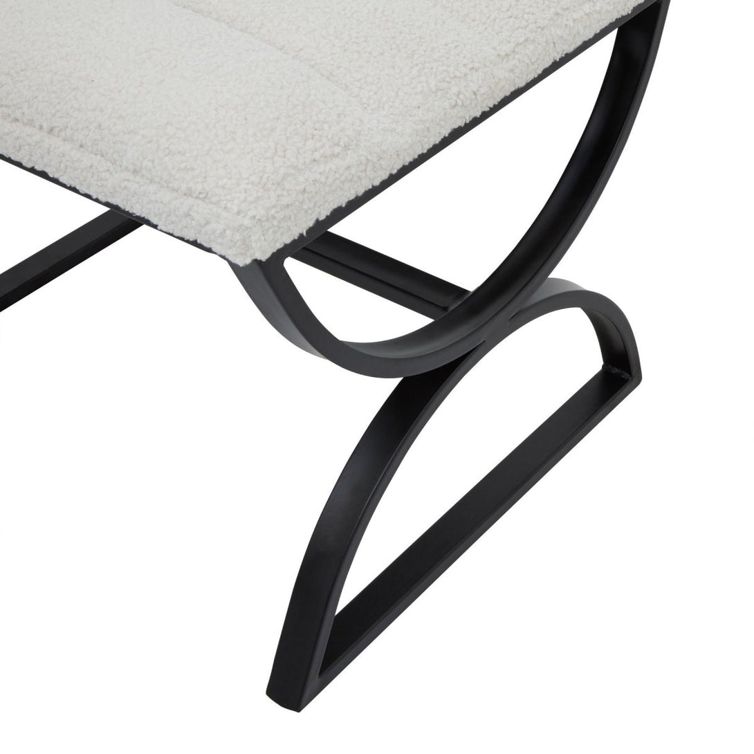 Boucle Ribbed Foot Stool - Bench Store - Bench Store
