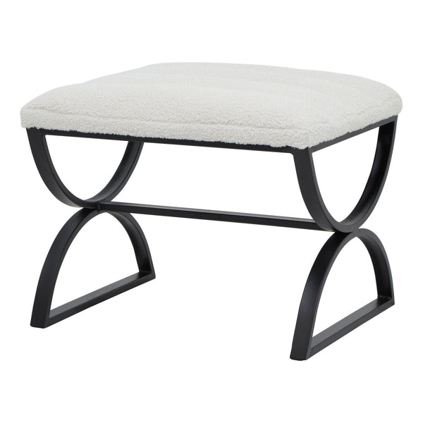 Boucle Ribbed Foot Stool - Bench Store - Bench Store