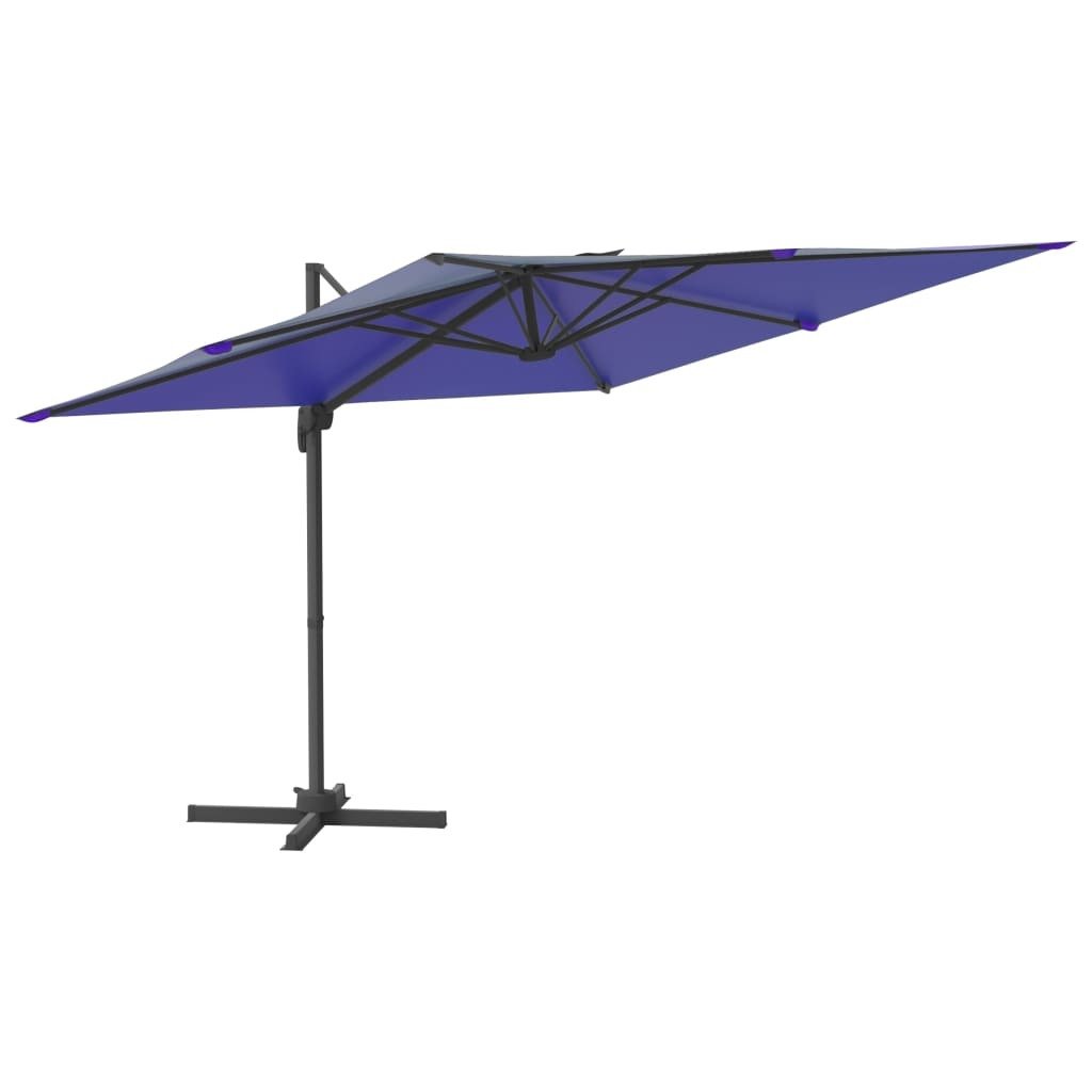 Cantilever Garden Parasol with Aluminium Pole Azure Blue 400x300 cm - vidaXL - Bench Store