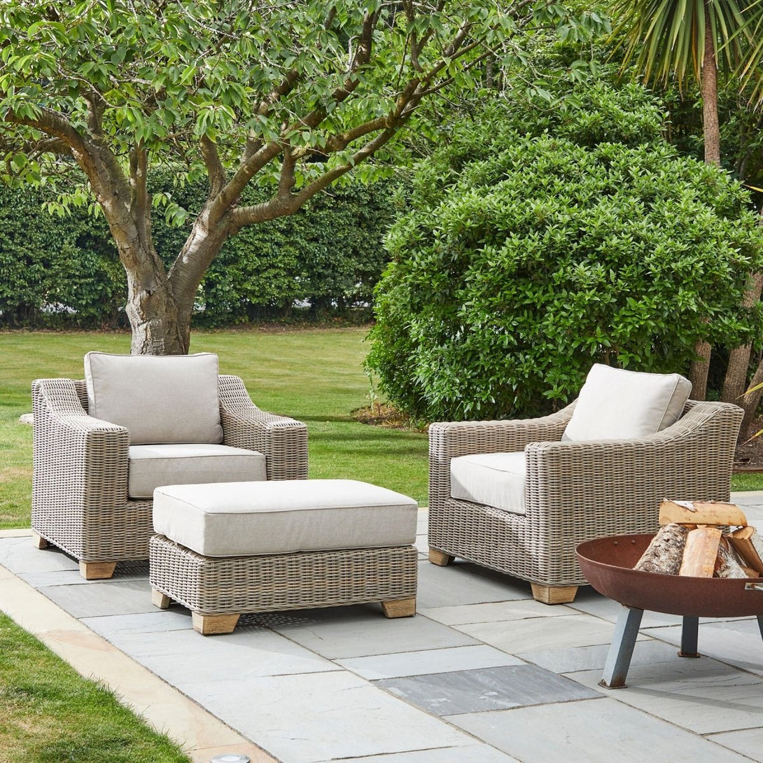 Capri Collection Outdoor Foot Stool - Bench Store - Bench Store