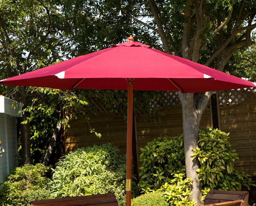 Charles Taylor 2.7m Parasol (Green , Grey or Burgundy) - Charles Taylor - Bench Store