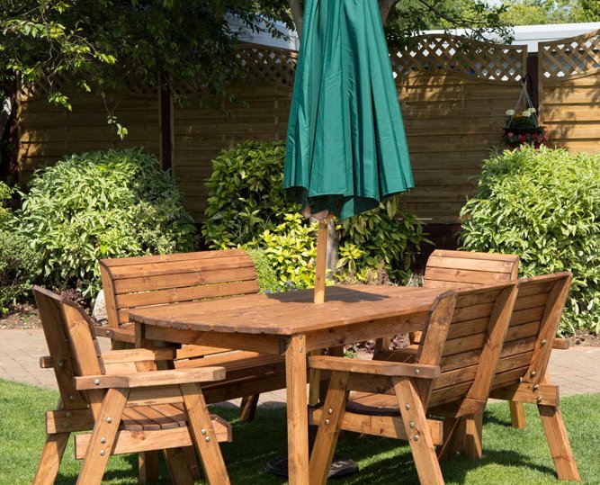 Charles Taylor 2.7m Parasol (Green , Grey or Burgundy) - Charles Taylor - Bench Store