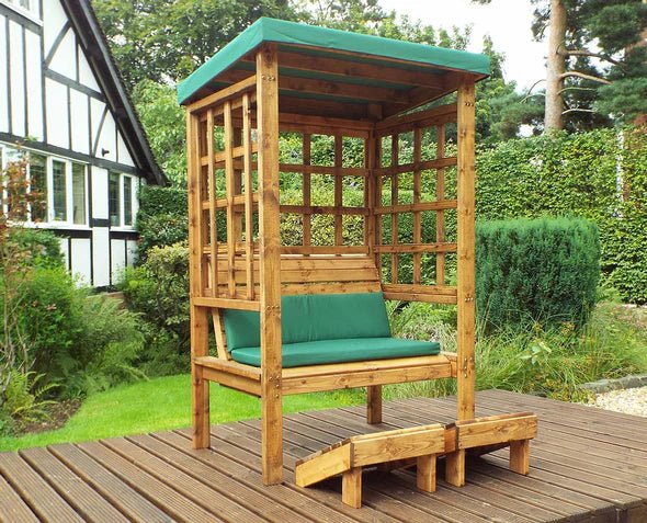 Charles Taylor Bramham Two Seater Arbour Green - Charles Taylor - Bench Store