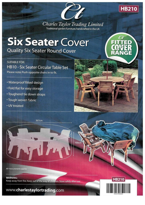 Charles Taylor Deluxe Six Seater Round Cover - Charles Taylor - Bench Store