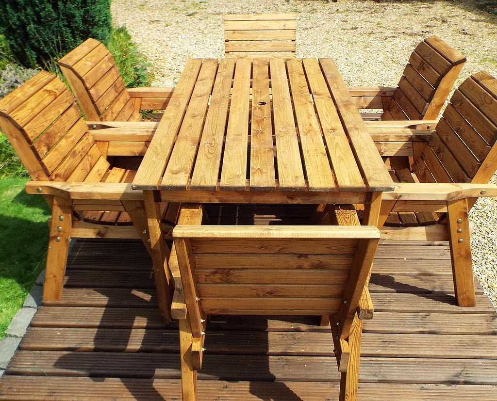 Charles Taylor Six Seater Rectangular Table Set - Charles Taylor - Bench Store