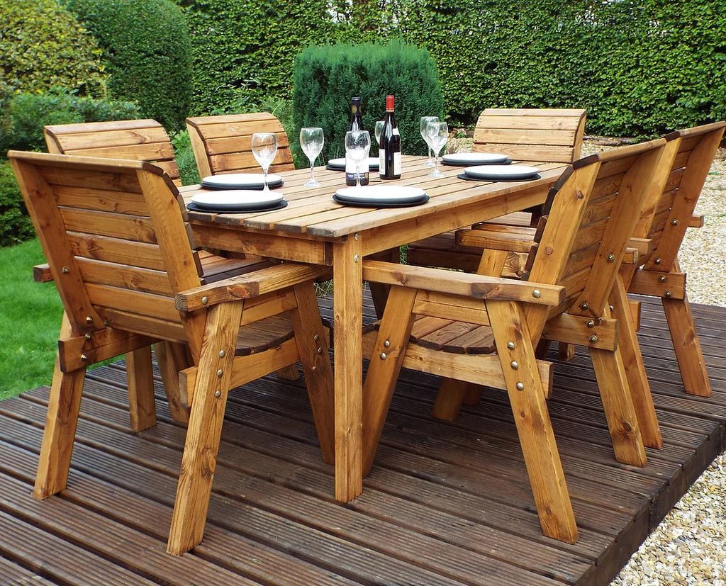 Charles Taylor Six Seater Rectangular Table Set - Charles Taylor - Bench Store