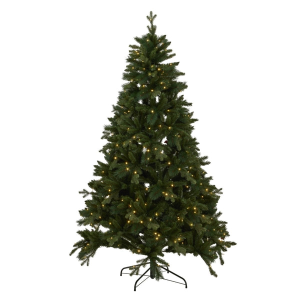 Green Forest Fir Pre - Lit 400L Led Christmas Tree - Bench Store - Bench Store