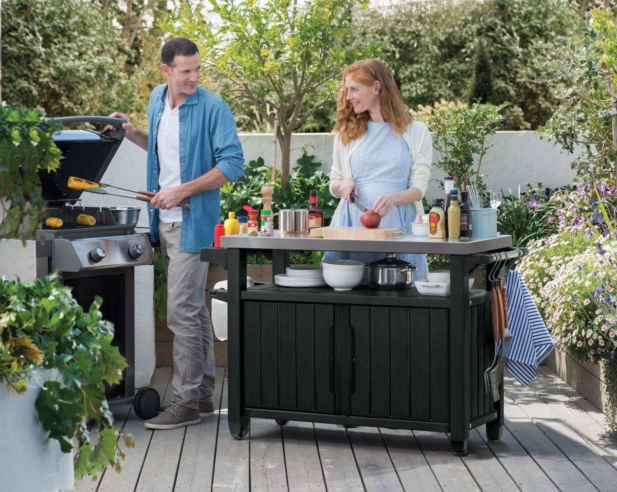 Keter Rband Table Keter Unity BBQ Table Double | Bench Store