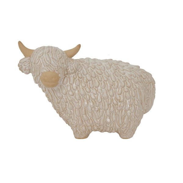 Large Alora Ceramic Highland Cow - Bench Store - Bench Store