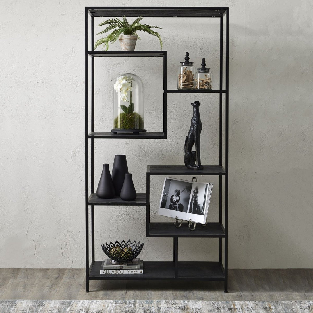 Large Black Multi Shelf Unit - Bench Store - Bench Store