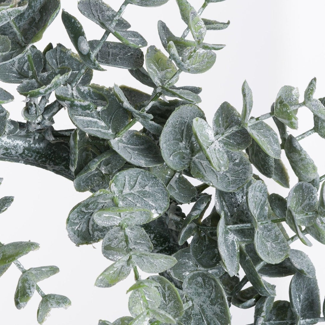 Large Frosted Eucalyptus Candle Wreath - Bench Store - Bench Store