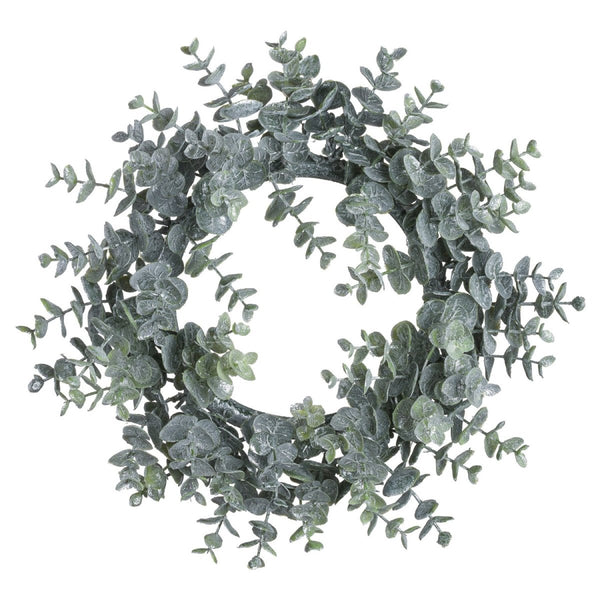 Large Frosted Eucalyptus Candle Wreath - Bench Store - Bench Store