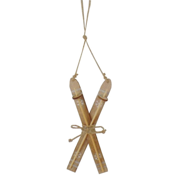 Large Natural Rustic Crossed Skis - Bench Store - Bench Store