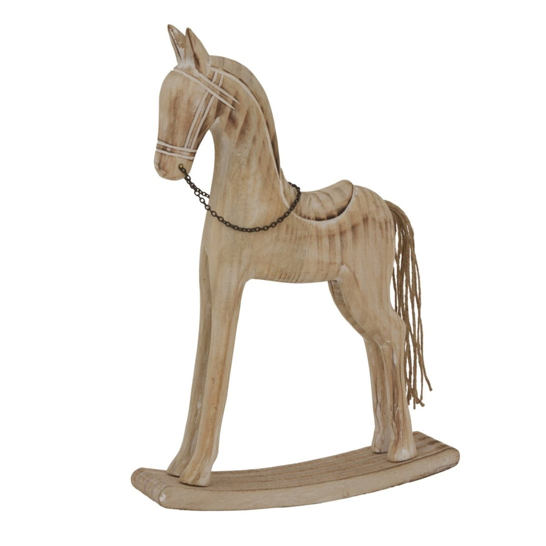 Large Natural Rustic Rocking Horse - Bench Store - Bench Store