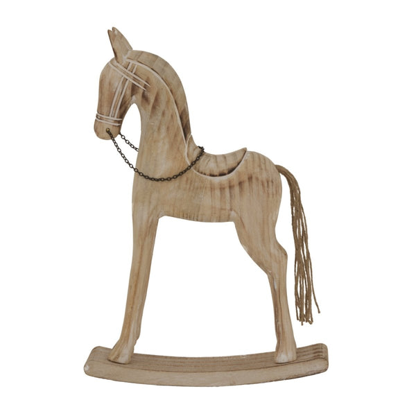 Large Natural Rustic Rocking Horse - Bench Store - Bench Store