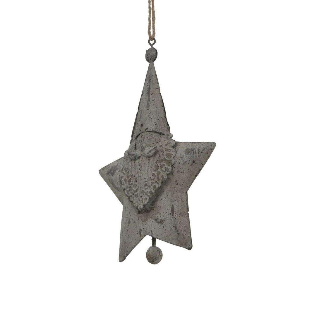 Large Rustic Hanging Santa Star - Bench Store - Bench Store