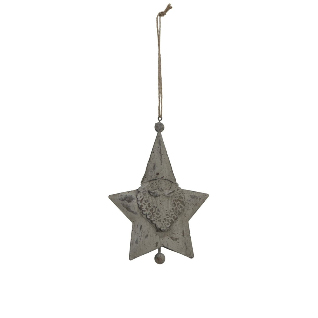 Large Rustic Hanging Santa Star - Bench Store - Bench Store