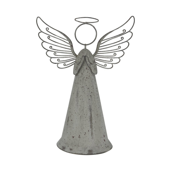 Large Rustic Metal Standing Angel - Bench Store - Bench Store