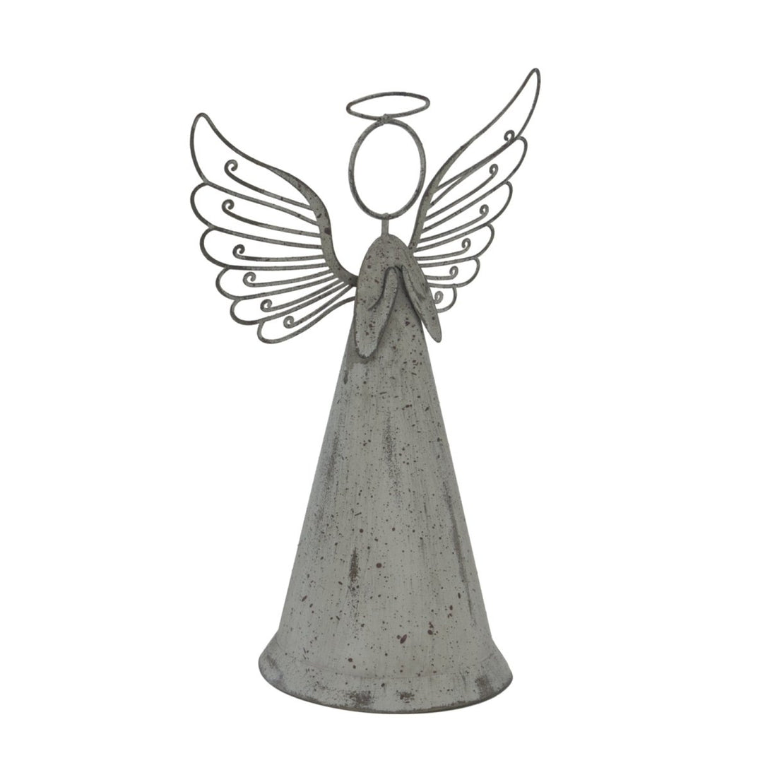 Large Rustic Metal Standing Angel - Bench Store - Bench Store