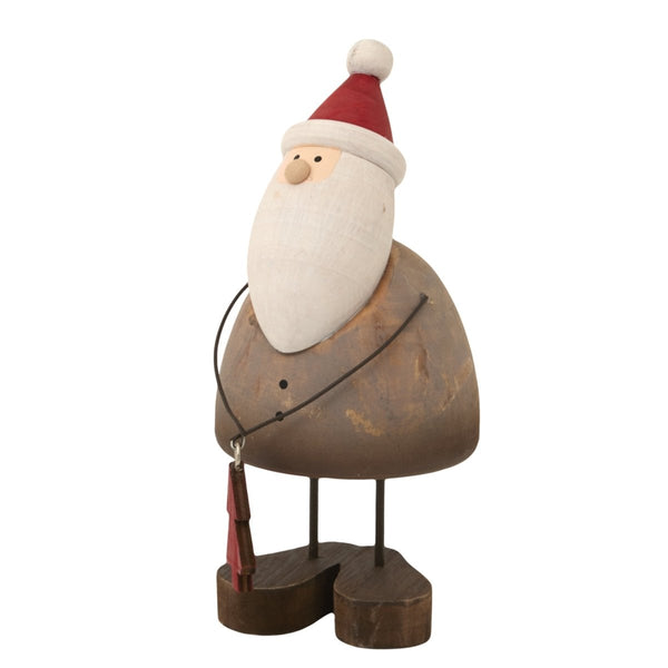 Large Rustic Santa With Tree Decoration - Bench Store - Bench Store