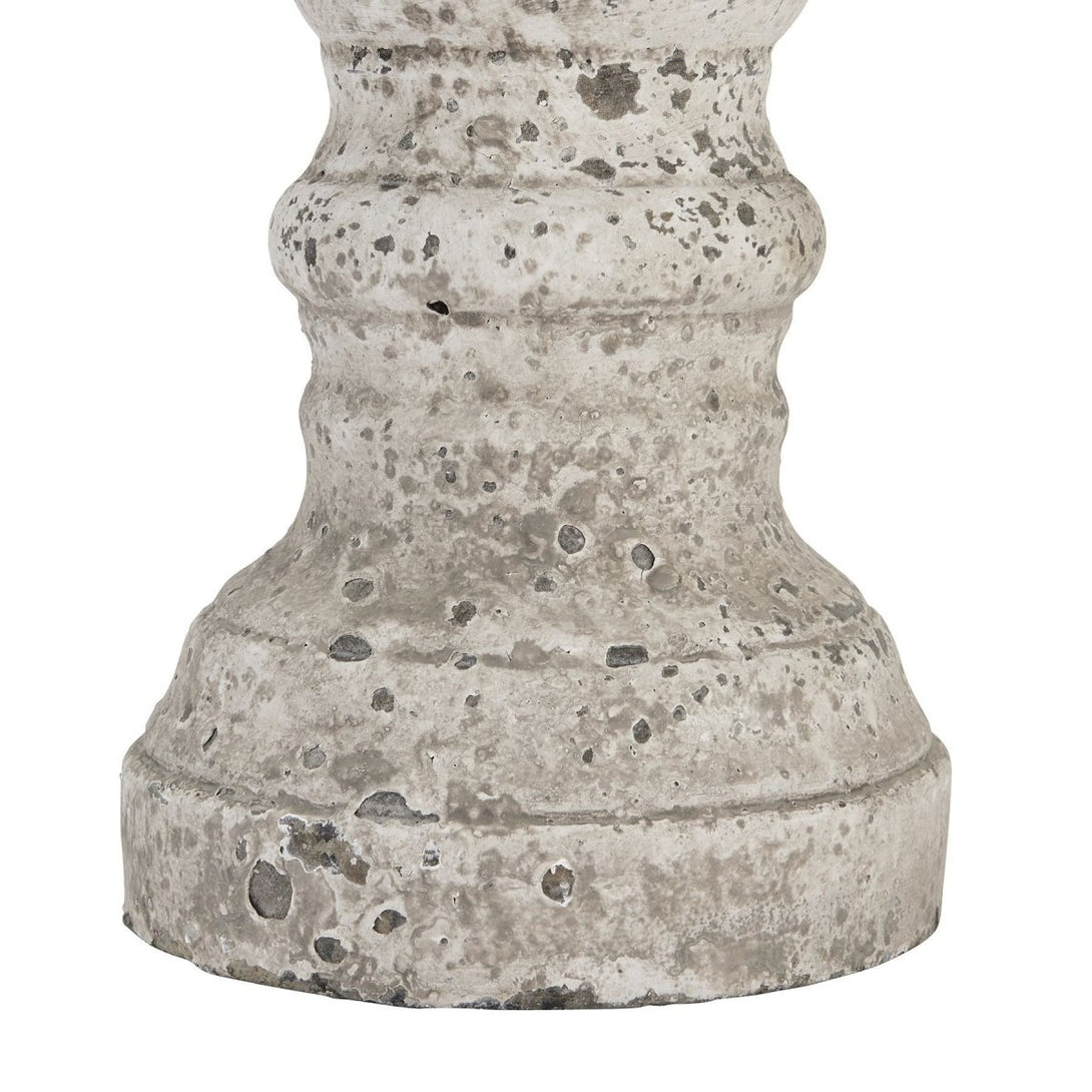 Large Stone Ceramic Column Candle Holder - Bench Store - Bench Store