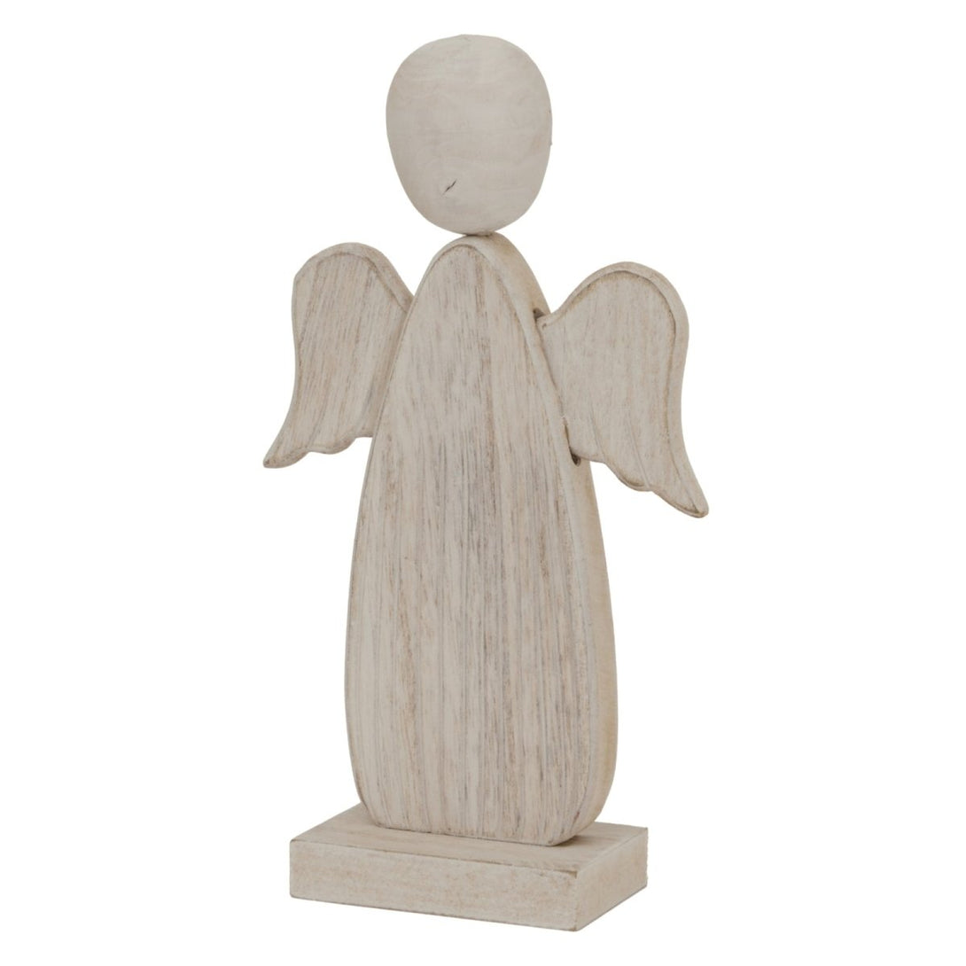 Large Whitewashed Rustic Angel - Bench Store - Bench Store