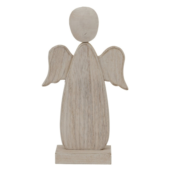 Large Whitewashed Rustic Angel - Bench Store - Bench Store