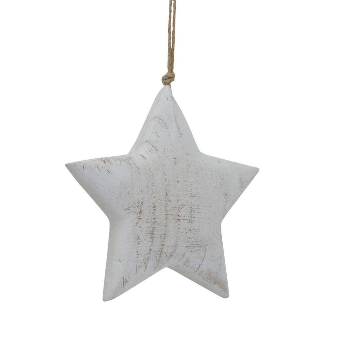 Large Whitewashed Rustic Hanging Star - Bench Store - Bench Store