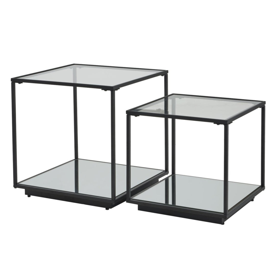 Lennox Black Framed Set Of 2 Side Tables - Bench Store - Bench Store