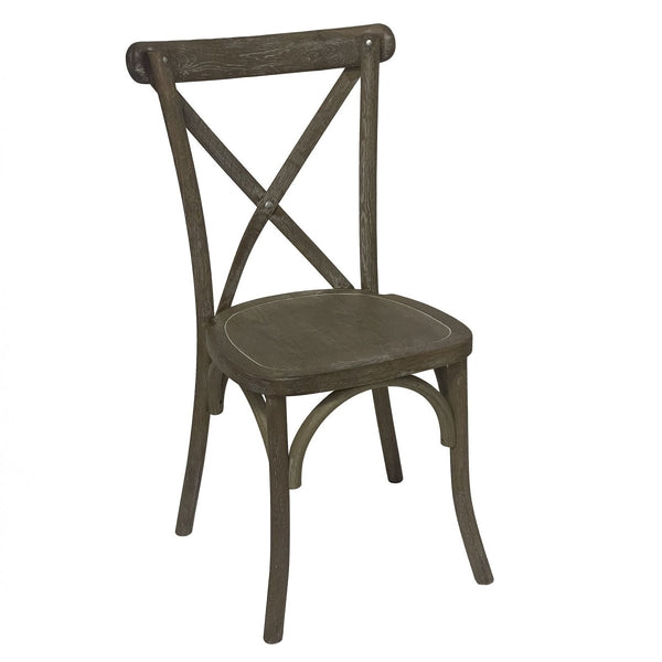 Light Oak Cross Back Dining Chair - Bench Store - Bench Store