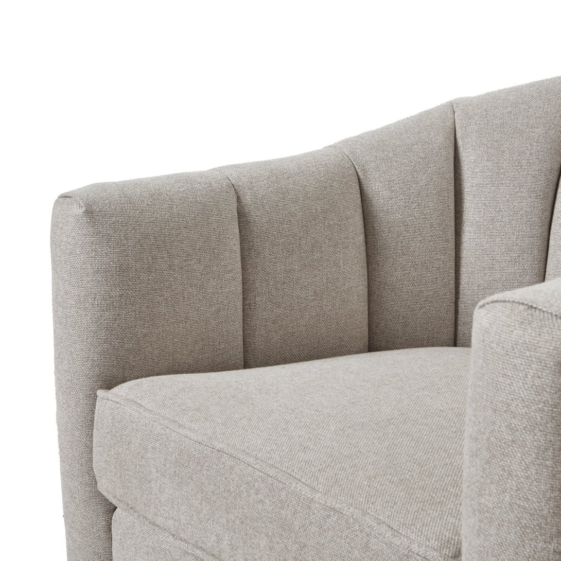 Lily Swivel Chair In Oatmeal Twill - Bench Store - Bench Store