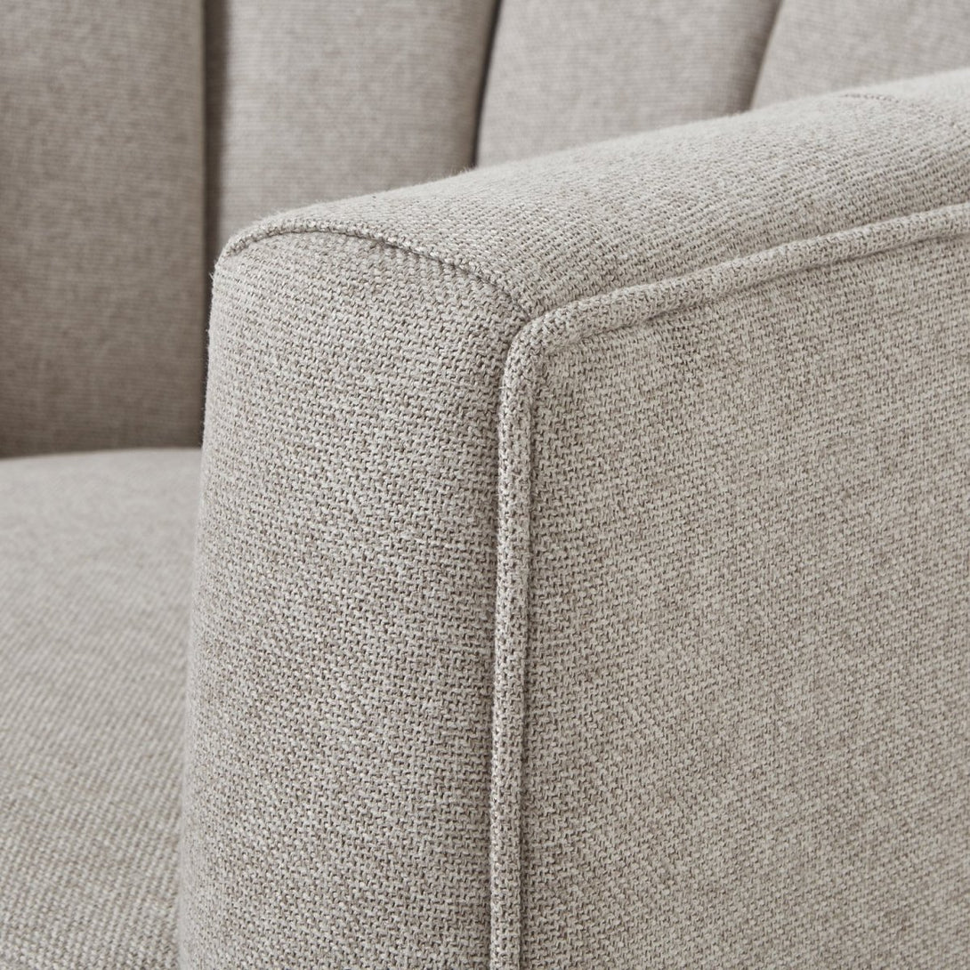 Lily Swivel Chair In Oatmeal Twill - Bench Store - Bench Store