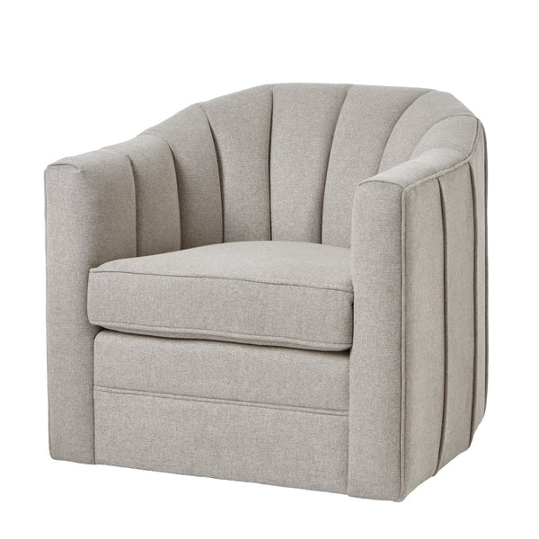 Lily Swivel Chair In Oatmeal Twill - Bench Store - Bench Store
