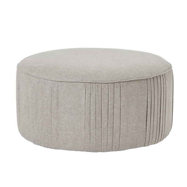 Lily Swivel Ottoman In Oatmeal Twill - Bench Store - Bench Store