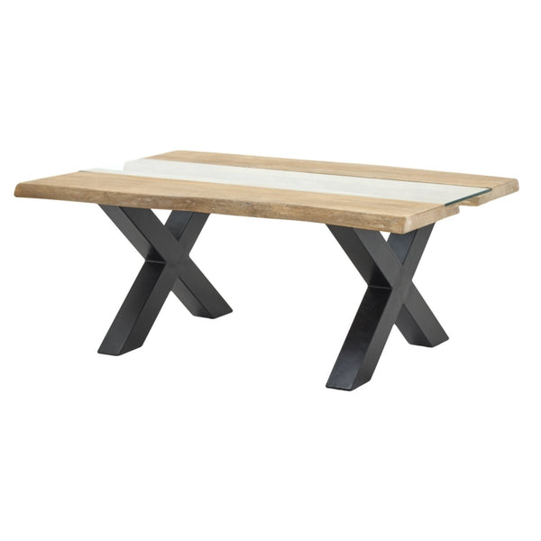 Live Edge Collection Light Acacia River Coffee Table - Bench Store - Bench Store