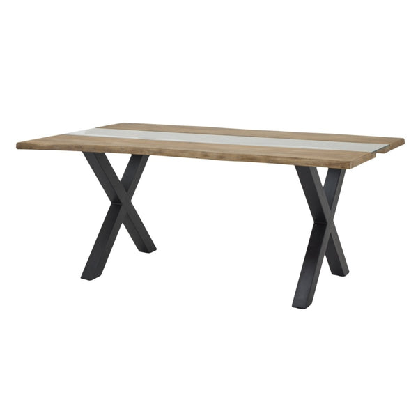 Live Edge Collection Light Acacia River Dining Table - Bench Store - Bench Store